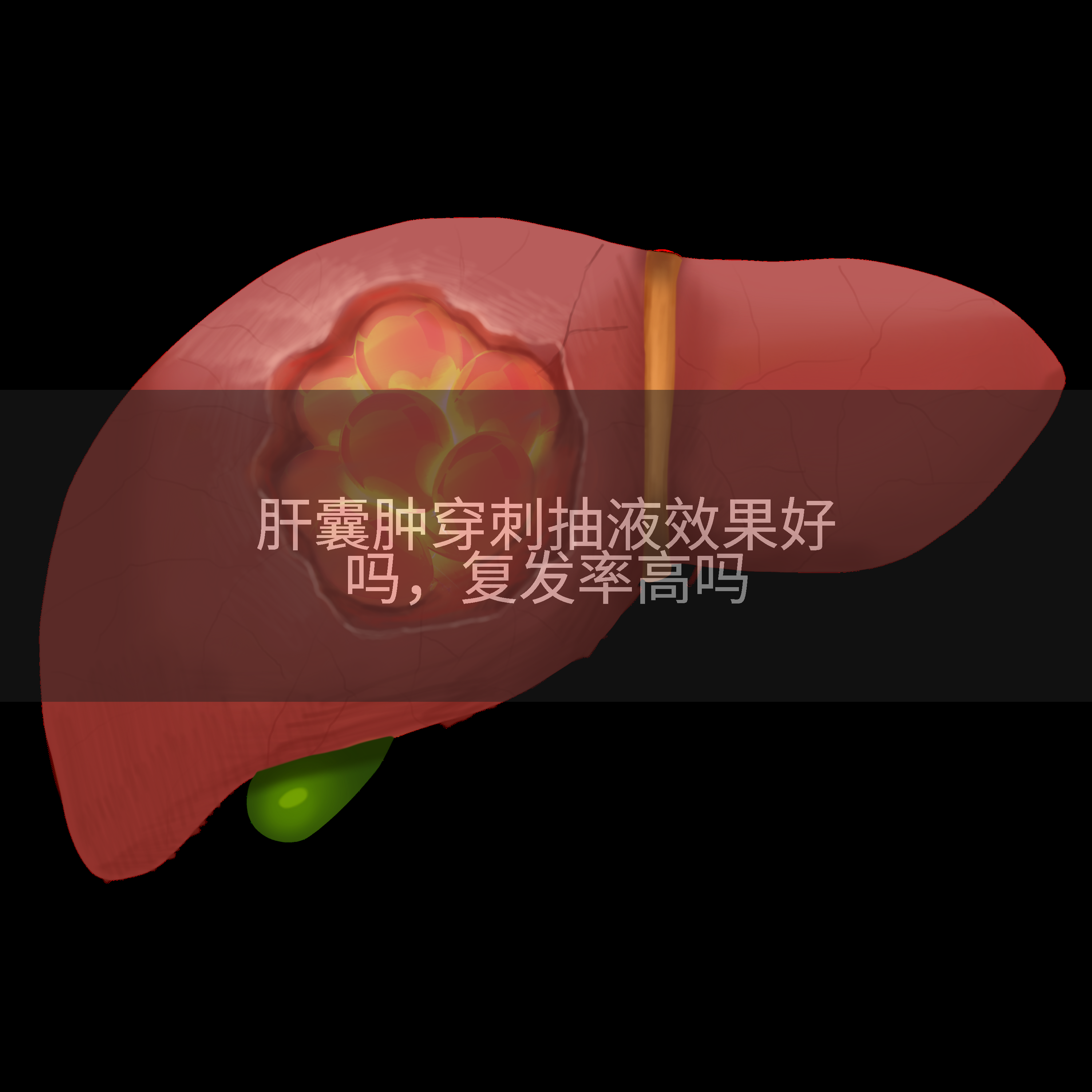 肝囊肿穿刺抽液效果好吗，复发率高吗