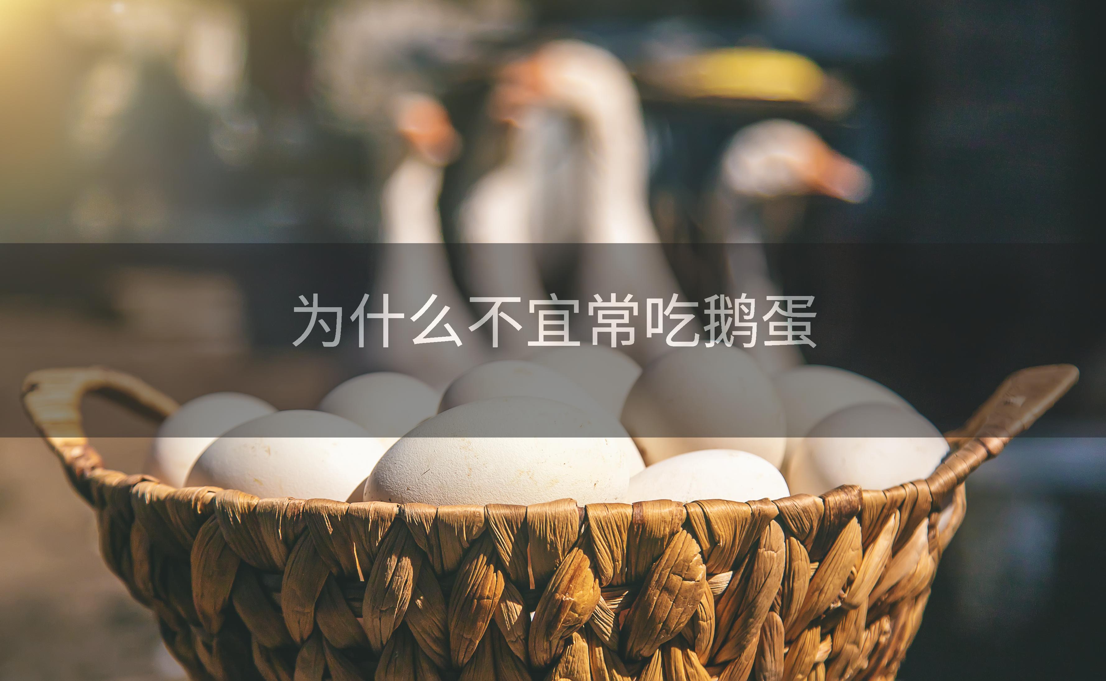 为什么不宜常吃鹅蛋