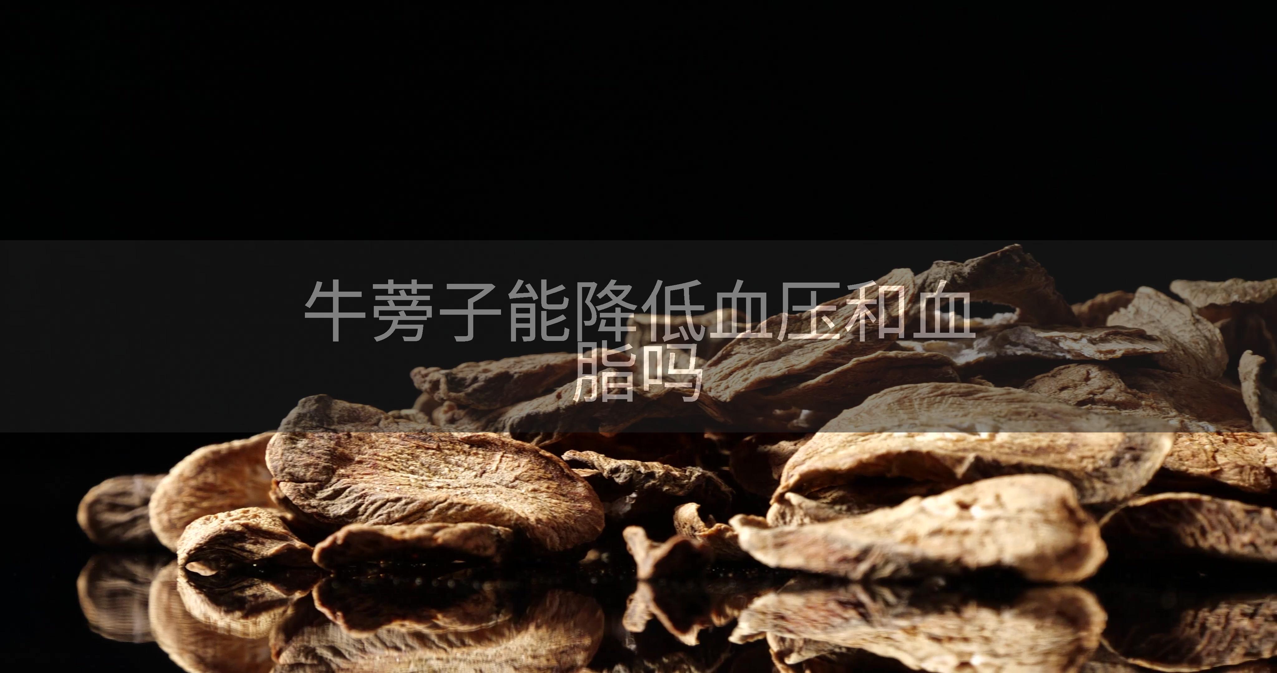 牛蒡子能降低血压和血脂吗