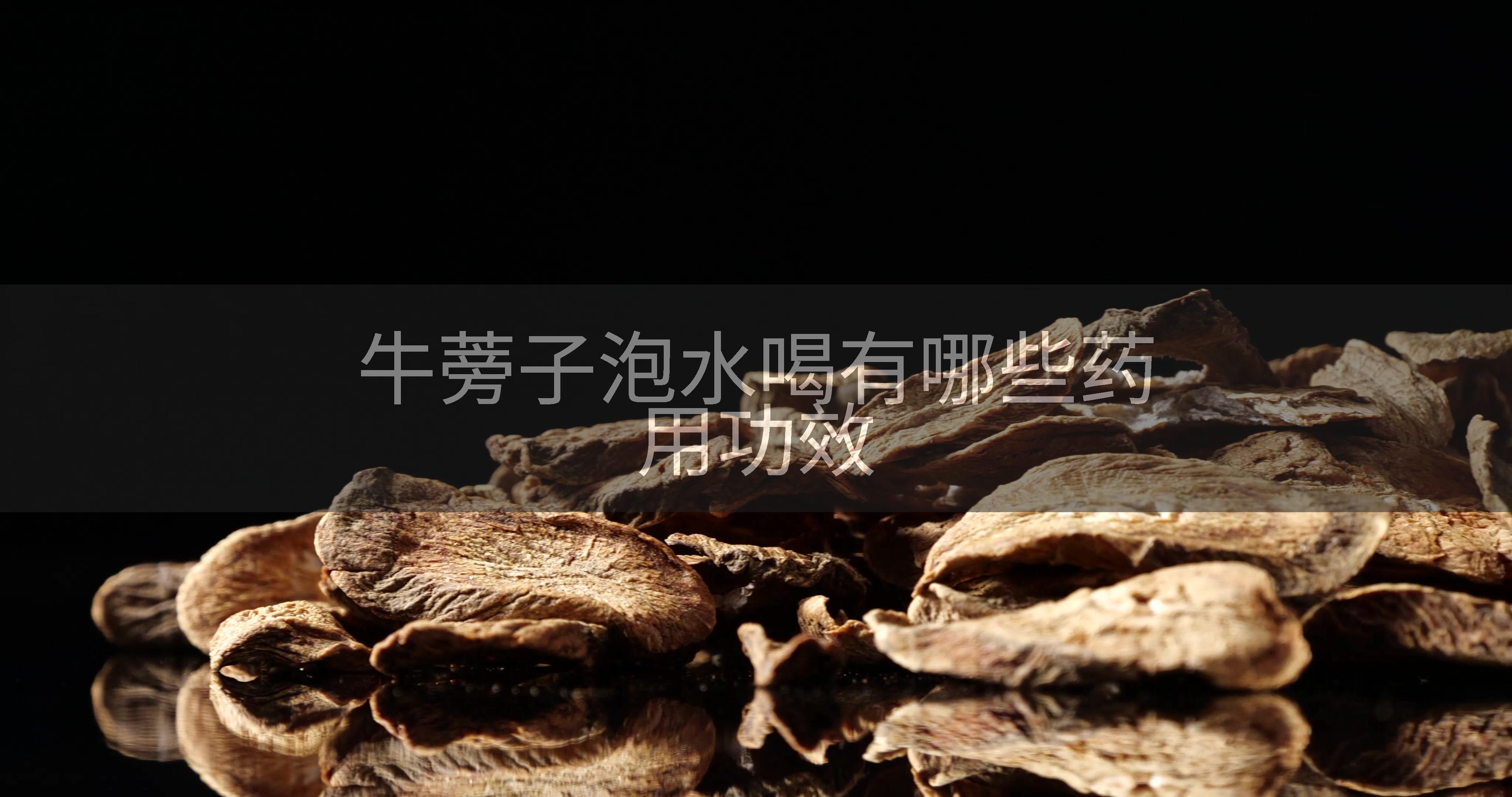 牛蒡子泡水喝有哪些药用功效