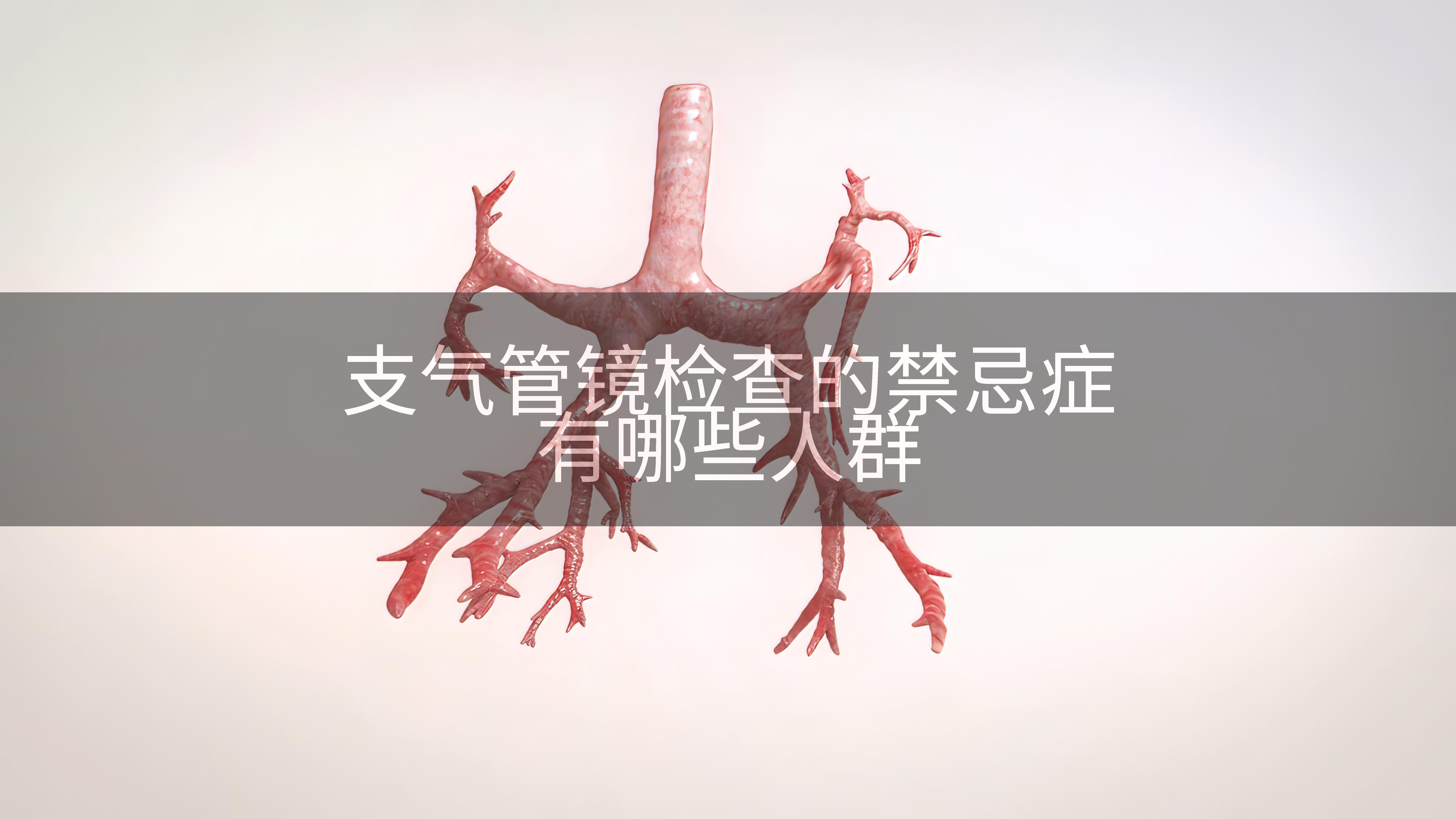支气管镜检查的禁忌症有哪些人群
