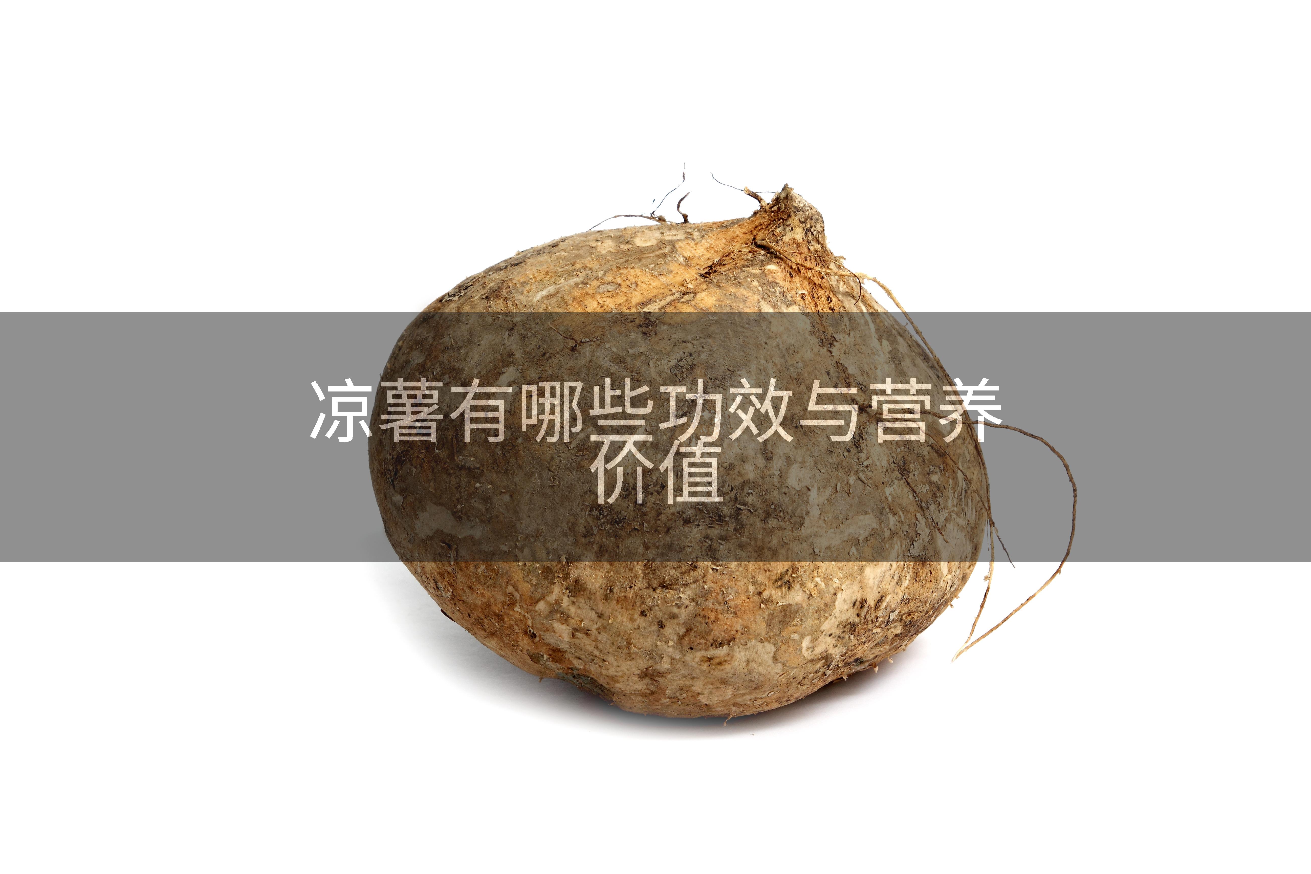 凉薯有哪些功效与营养价值