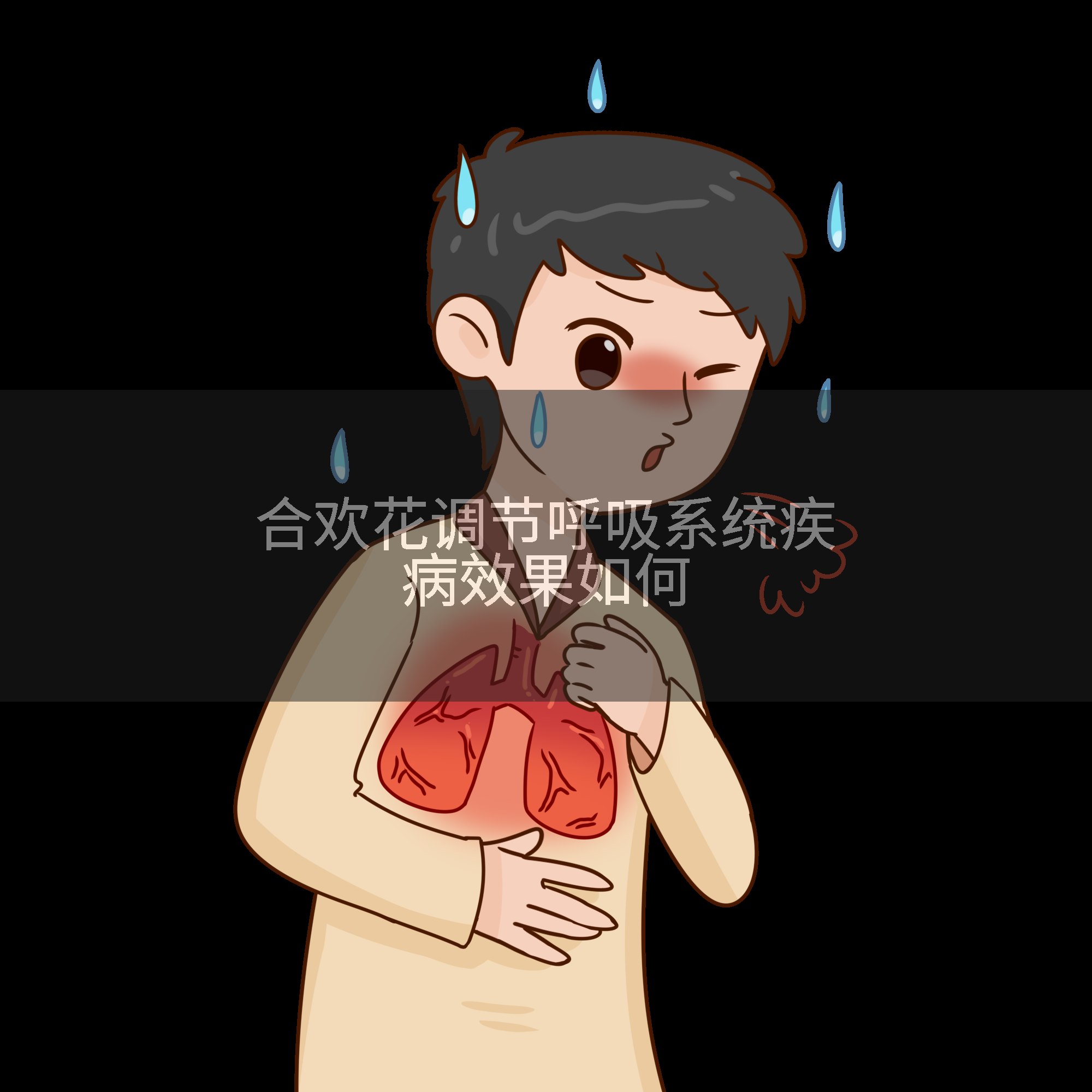 合欢花调节呼吸系统疾病效果如何