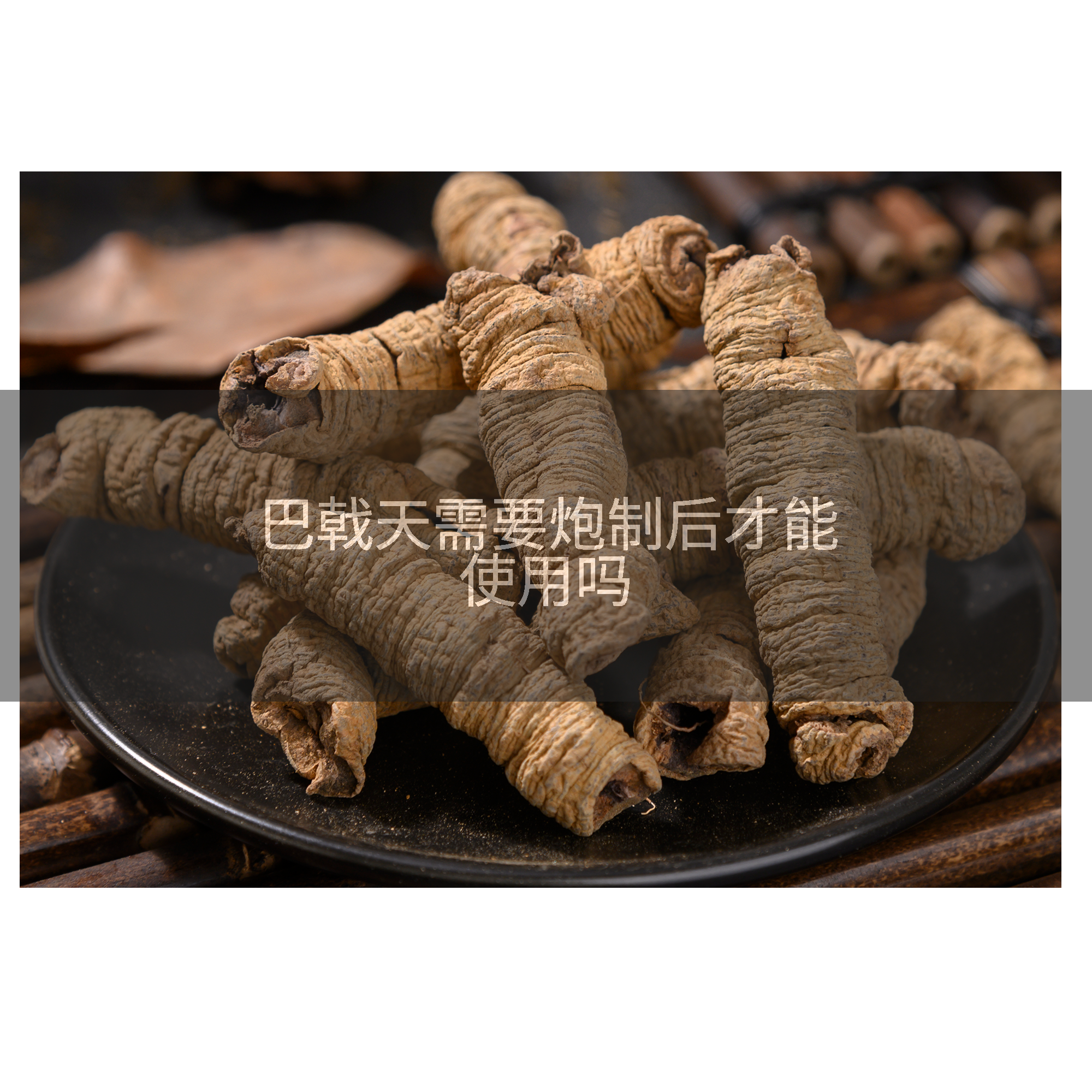 巴戟天需要炮制后才能使用吗