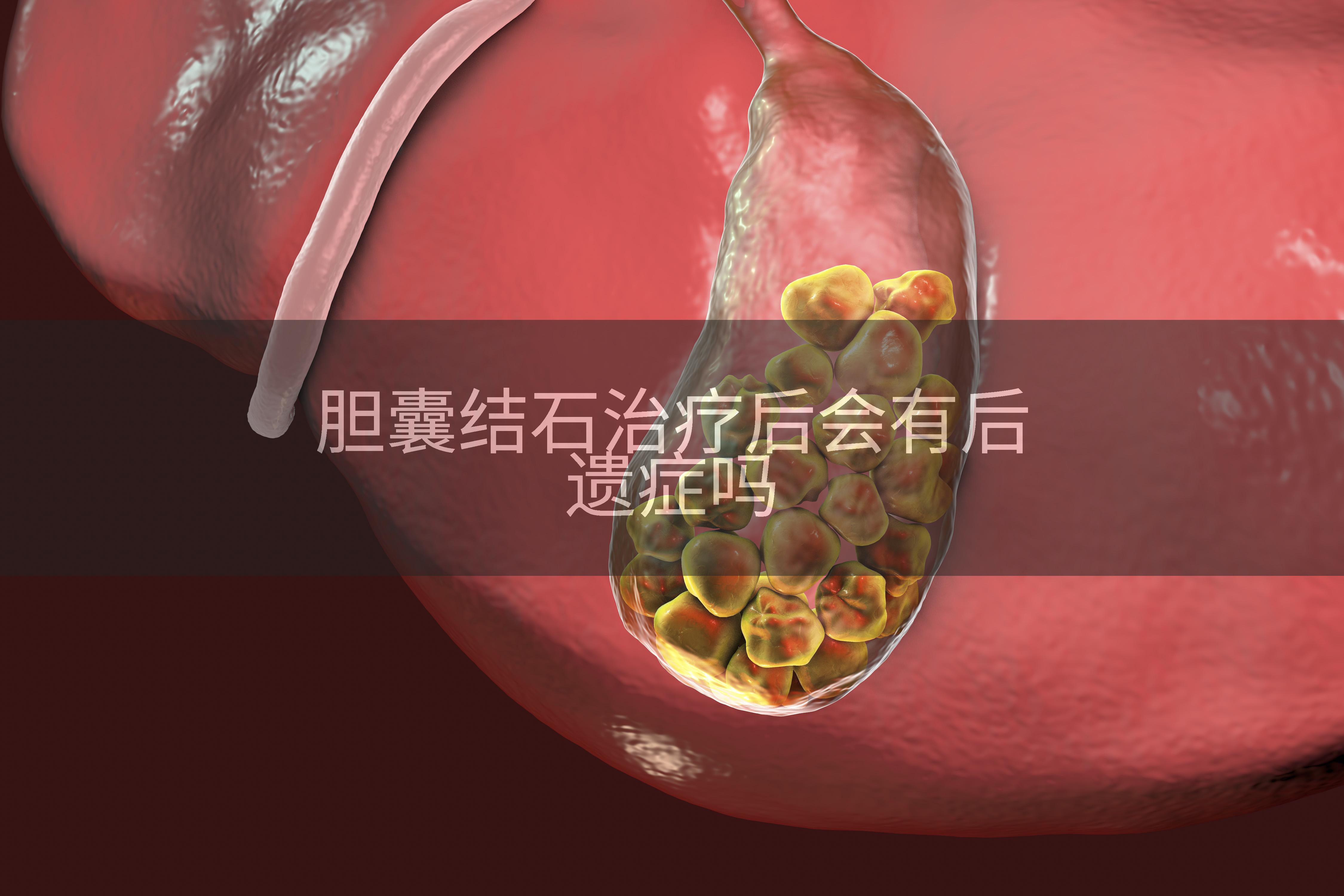 胆囊结石治疗后会有后遗症吗