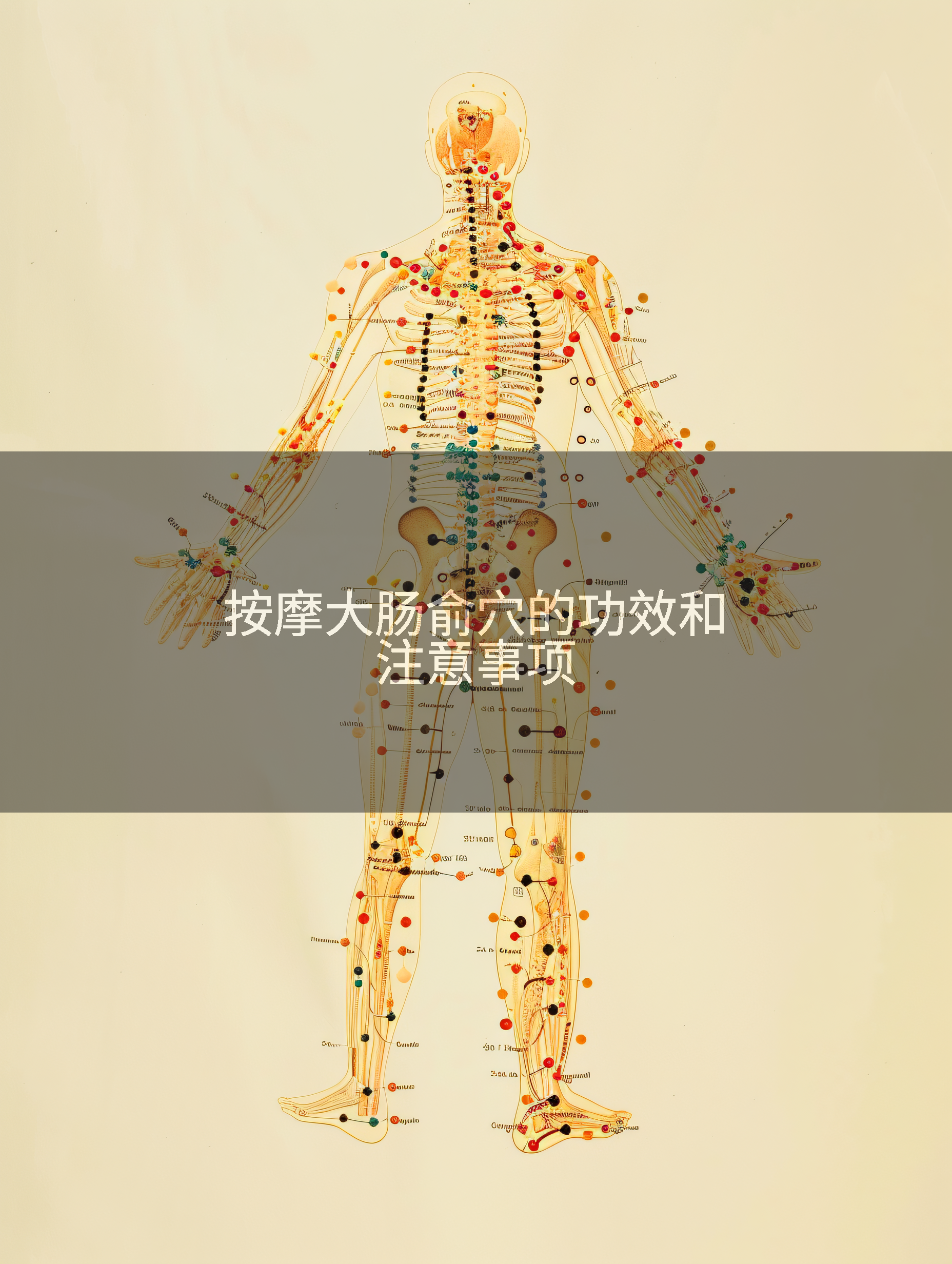 按摩大肠俞穴的功效和注意事项