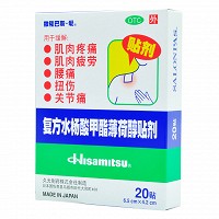 復方水楊酸甲酯薄荷醇貼劑