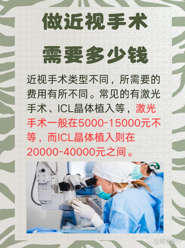 做近視手術需要多少錢，好用到哭的省錢攻略