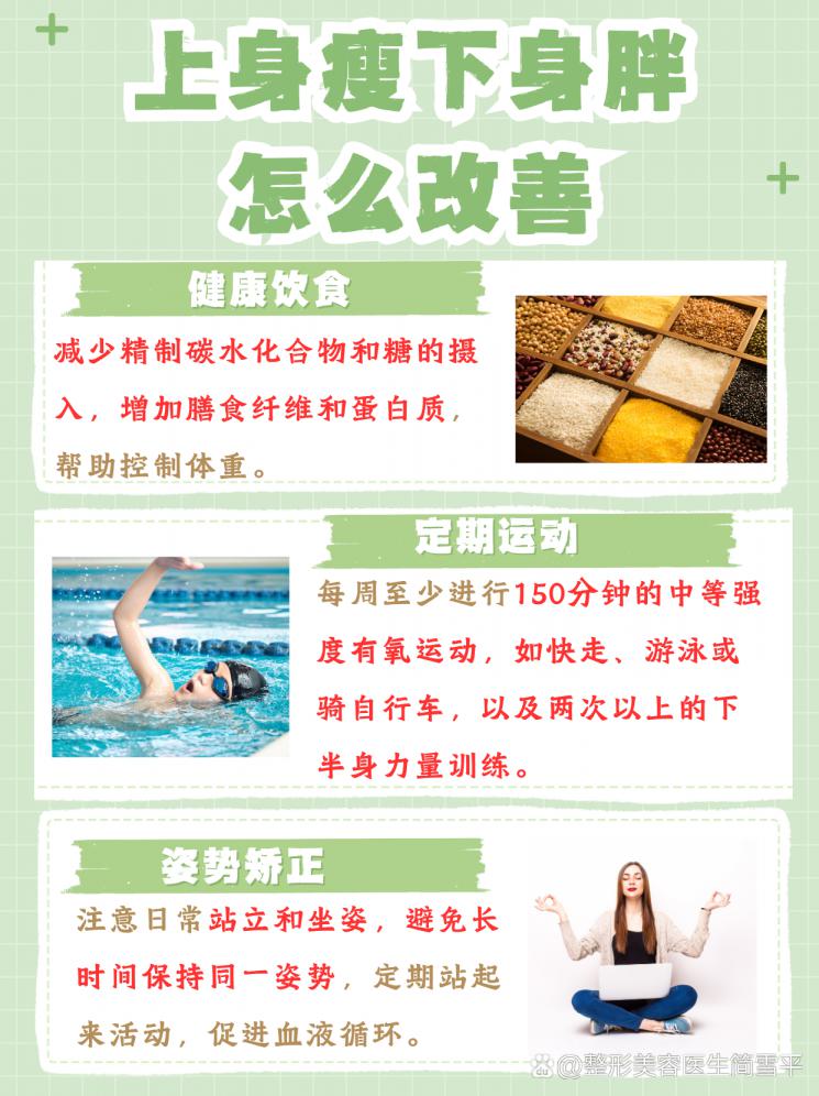 重塑身材比例：上身瘦下身胖的解决之道