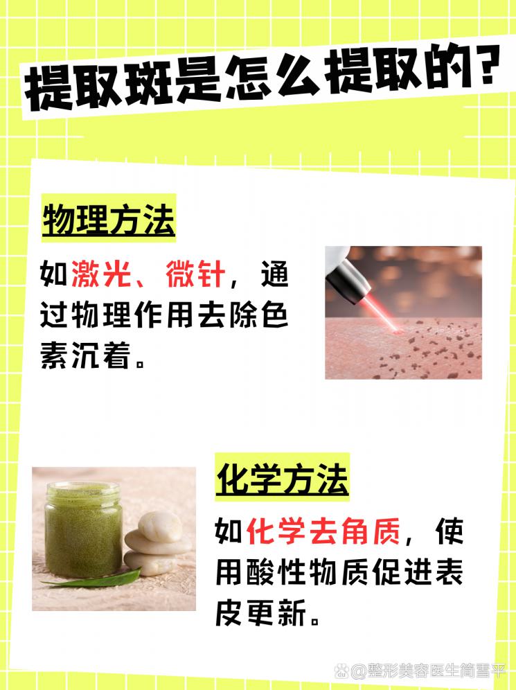揭秘提取斑：安全祛斑的正确打开方式