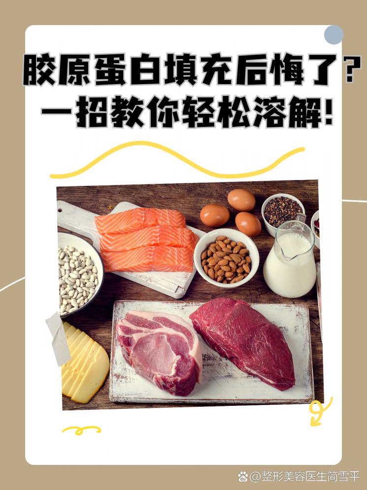胶原蛋白填充后悔了？一招教你轻松溶解！
