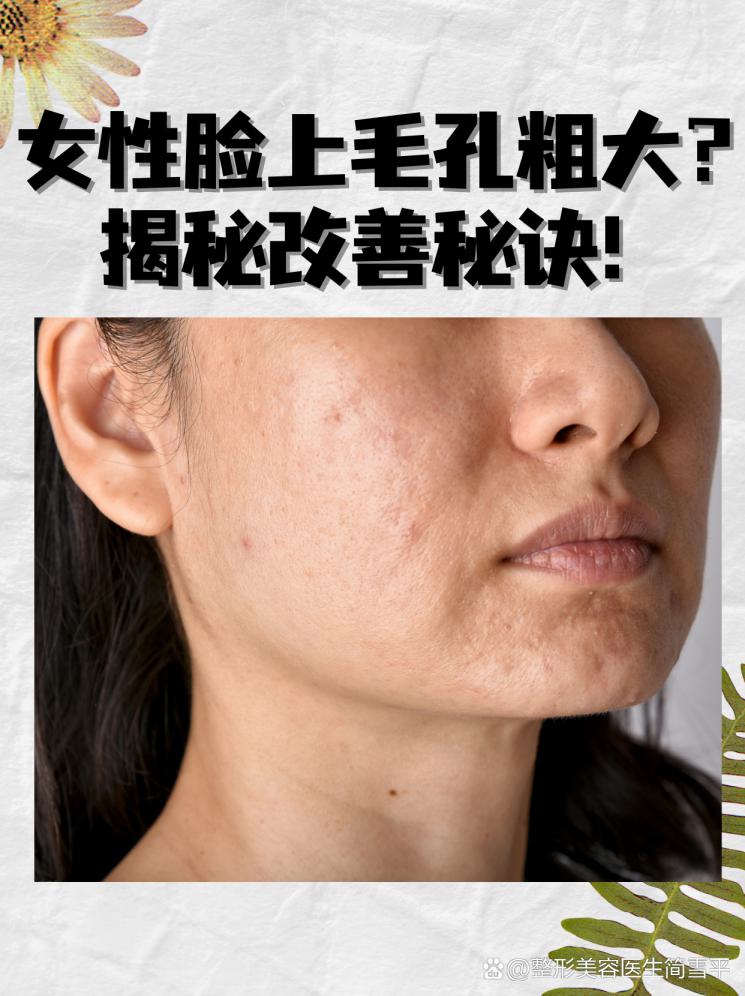 女性臉上毛孔粗大？揭秘改善秘訣！