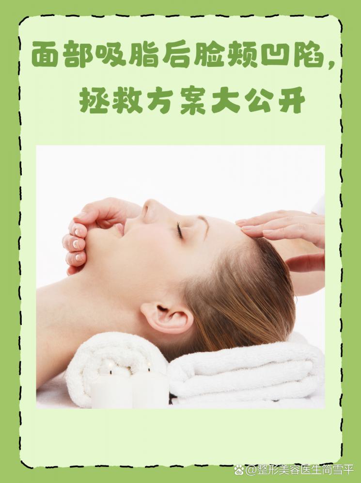 面部吸脂后脸颊凹陷，拯救方案大公开