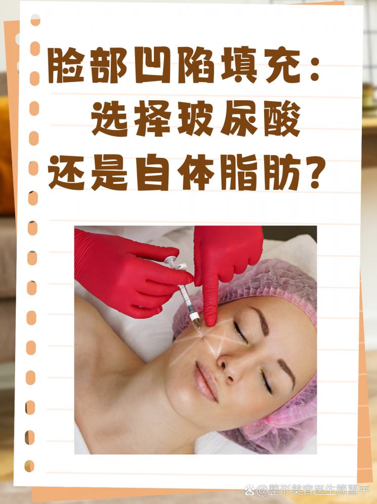 脸部凹陷填充：选择玻尿酸还是自体脂肪？