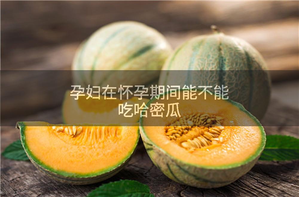 孕妇在怀孕期间能不能吃哈密瓜