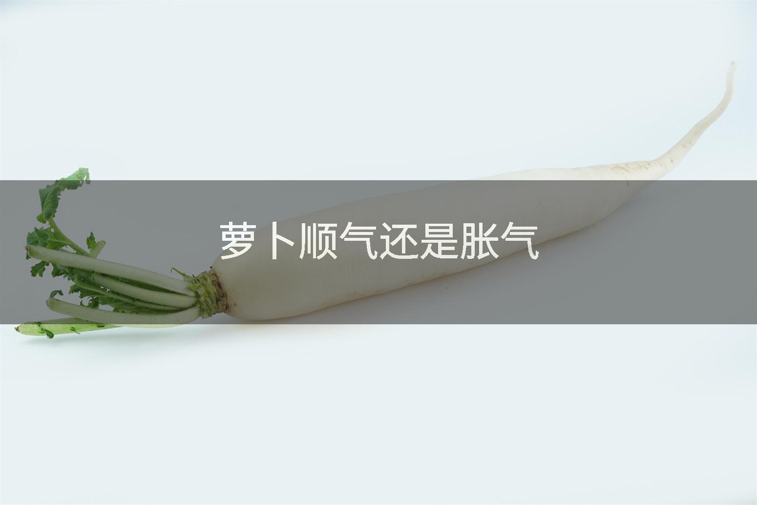萝卜顺气还是胀气