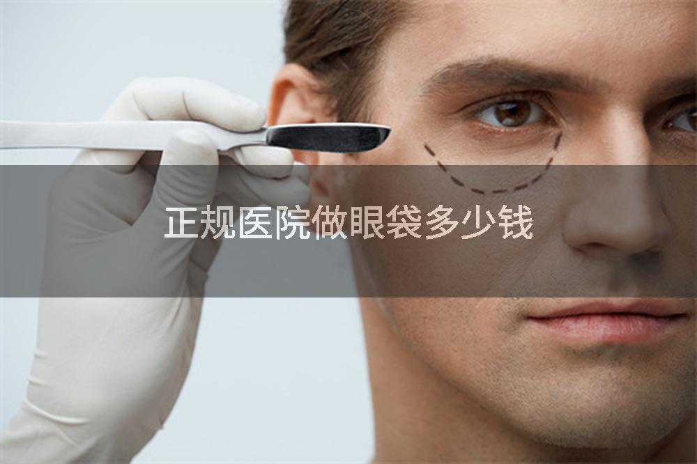 正规医院做眼袋多少钱