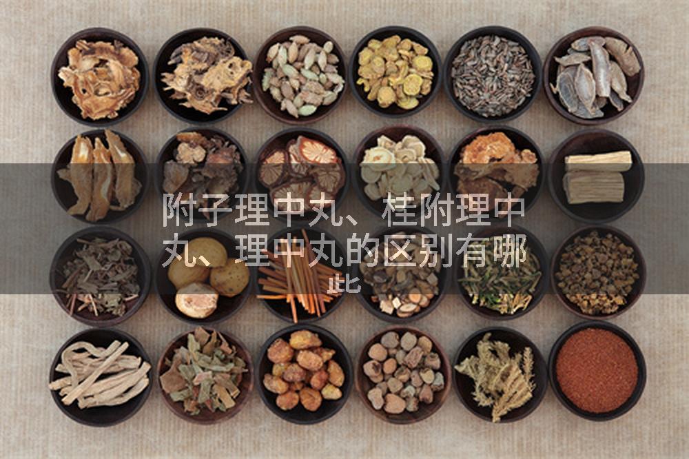 附子理中丸、桂附理中丸、理中丸的区别有哪些
