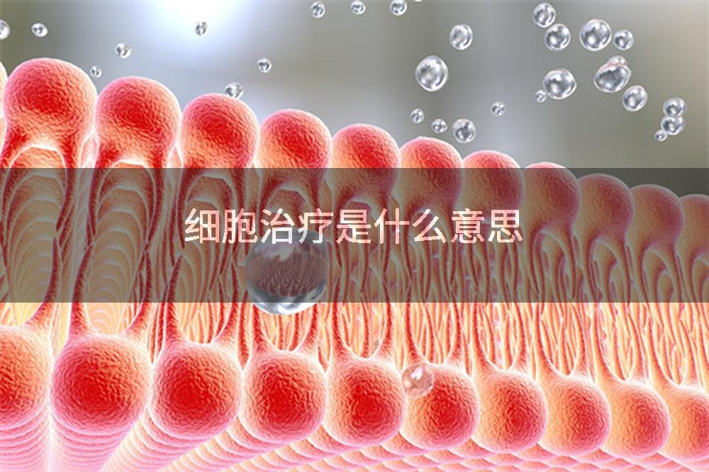细胞治疗是什么意思