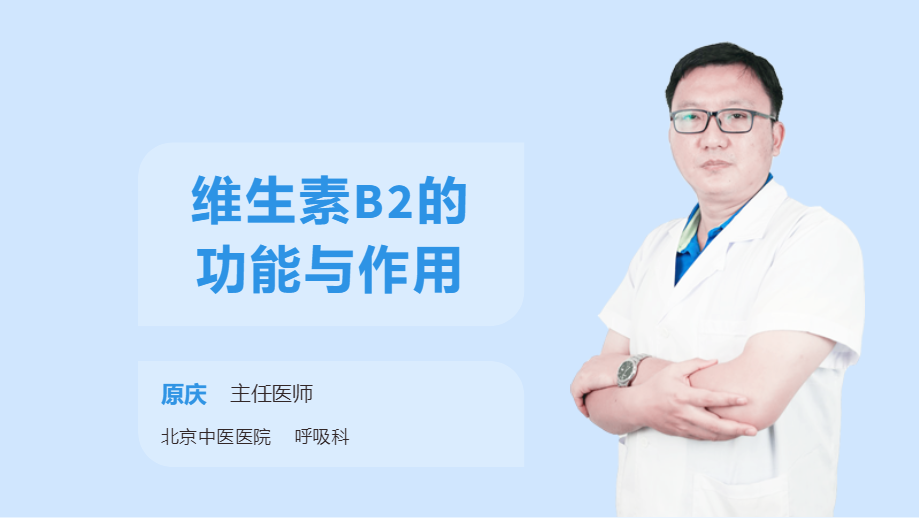 维生素B2的功能与作用